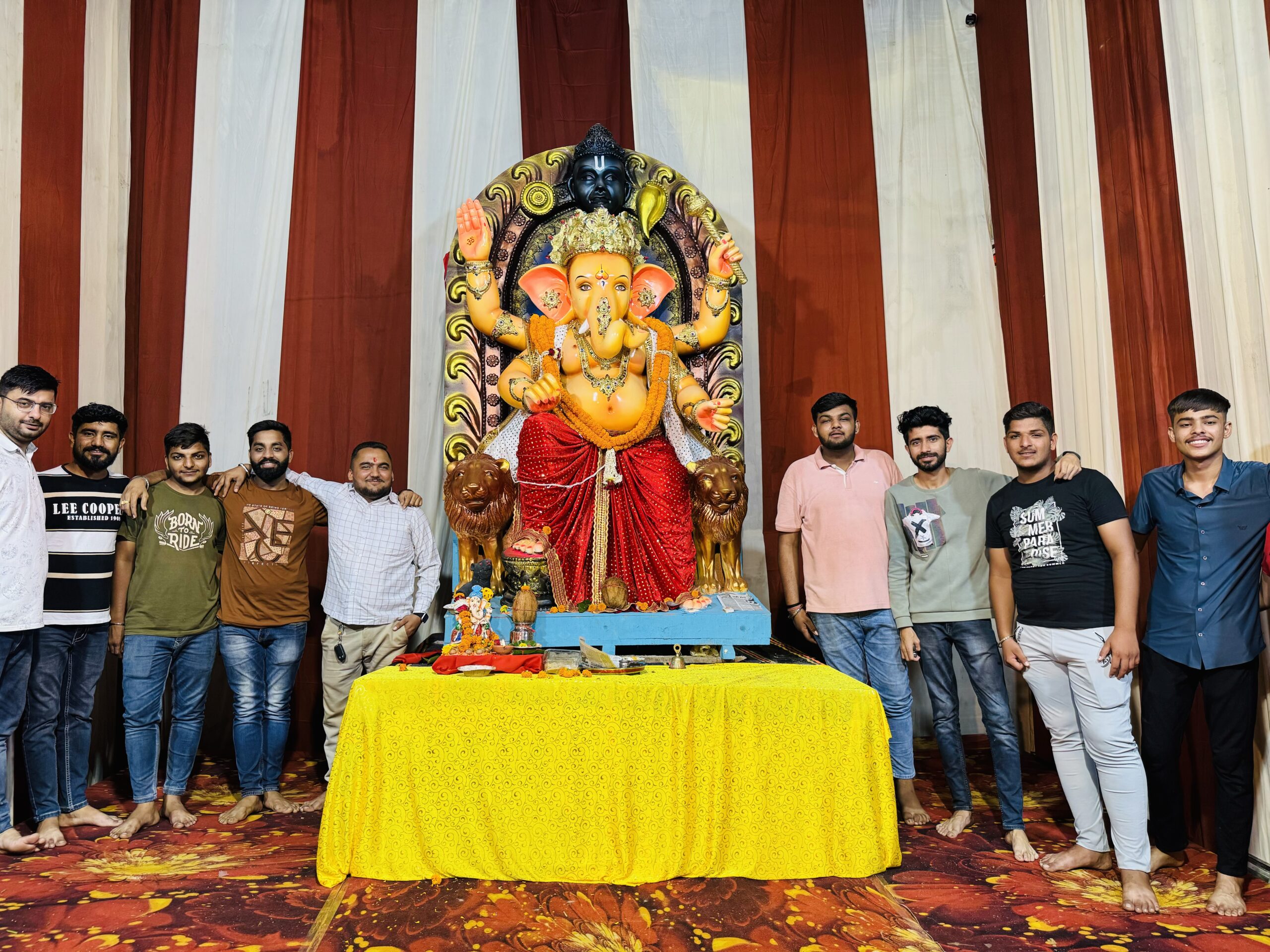 आशिर्वाद गणेश उत्सव समिति की भव्य तैयारी