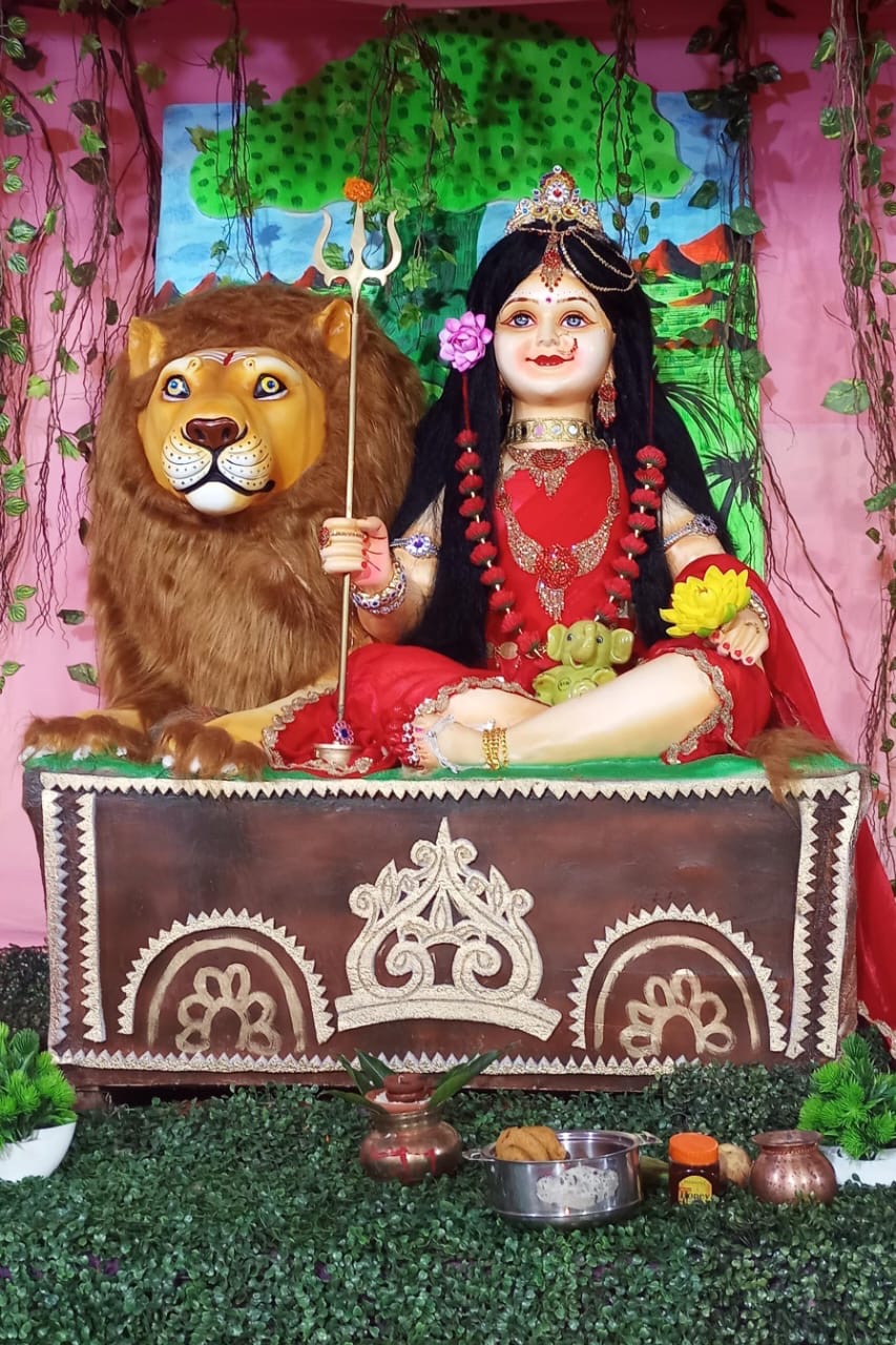 तिल्दा नेवरा में पहली बार बाल रूप में विराजी माता रानी, भक्तों में उमड़ा उत्साहशारदीय नवरात्र पर अद्भुत दृश्य, महाकाली मंदिर में आस्था का सैलाब
