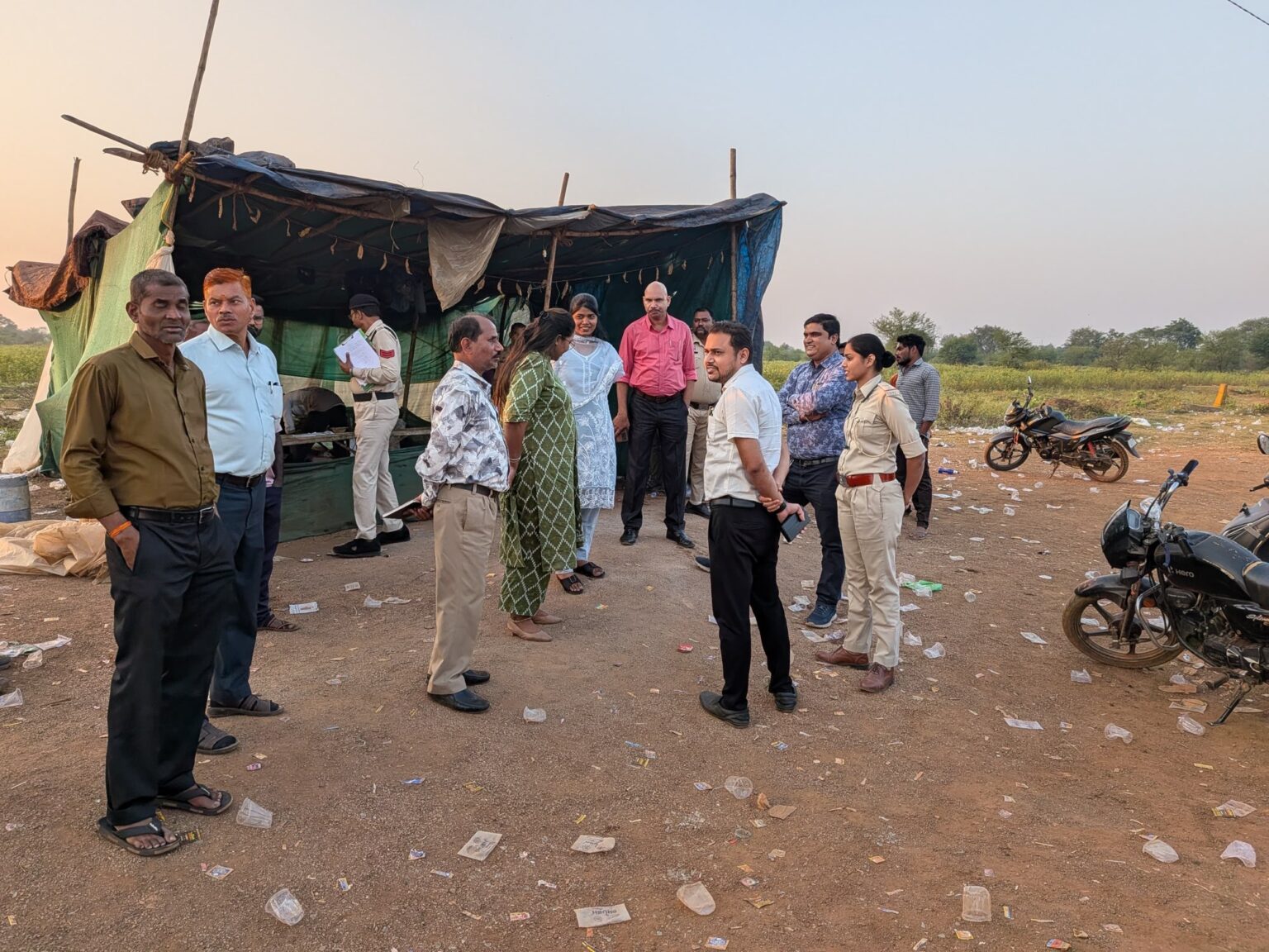 आबकारी व पुलिस की संयुक्त दबिश — धारा 36(c) के तहत प्रकरण दर्ज, अवैध सेंटर ध्वस्त