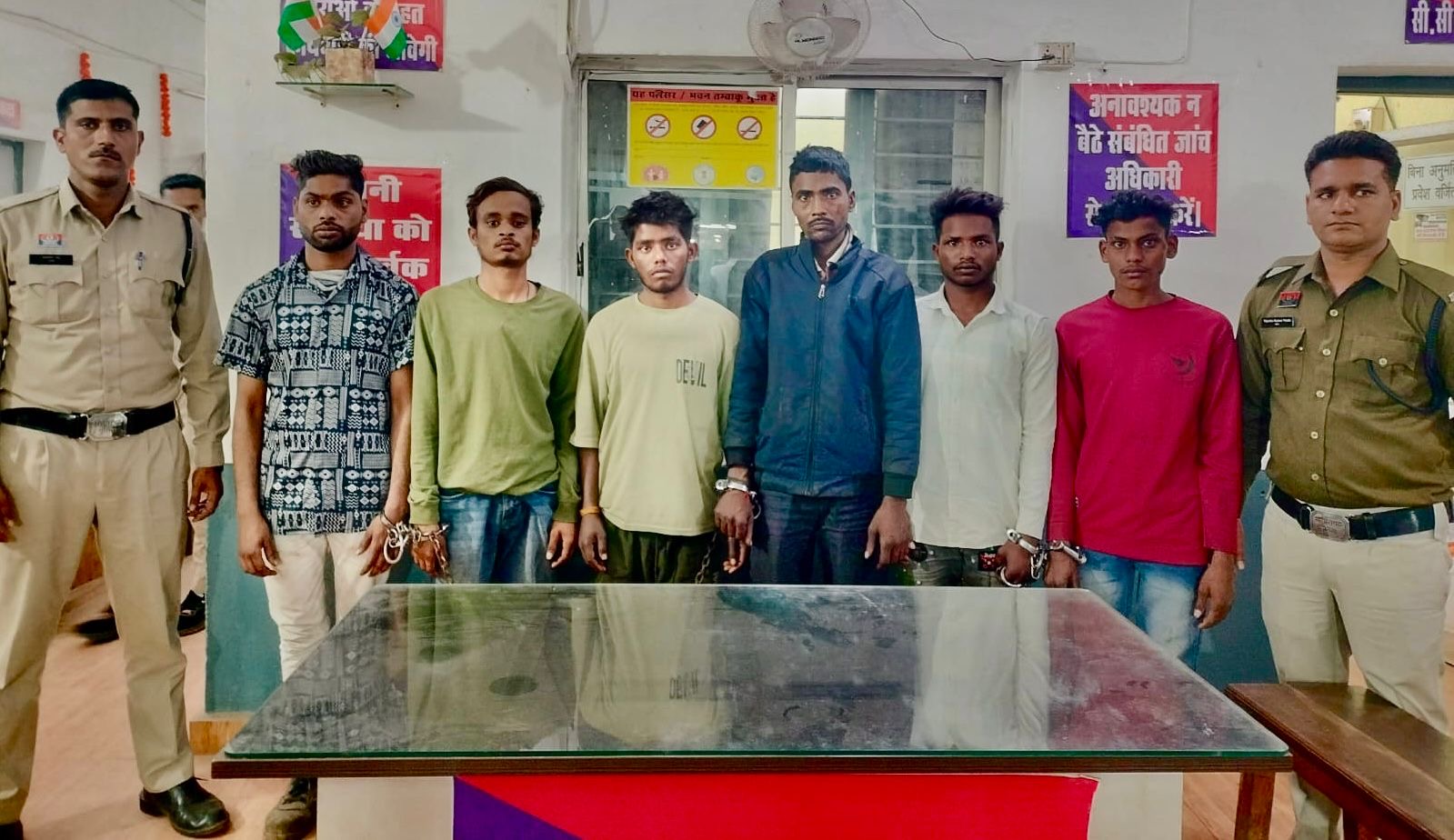 परिशांति भंग कर उपद्रव करने वाले असामाजिक तत्व जेल में निरूद्ध