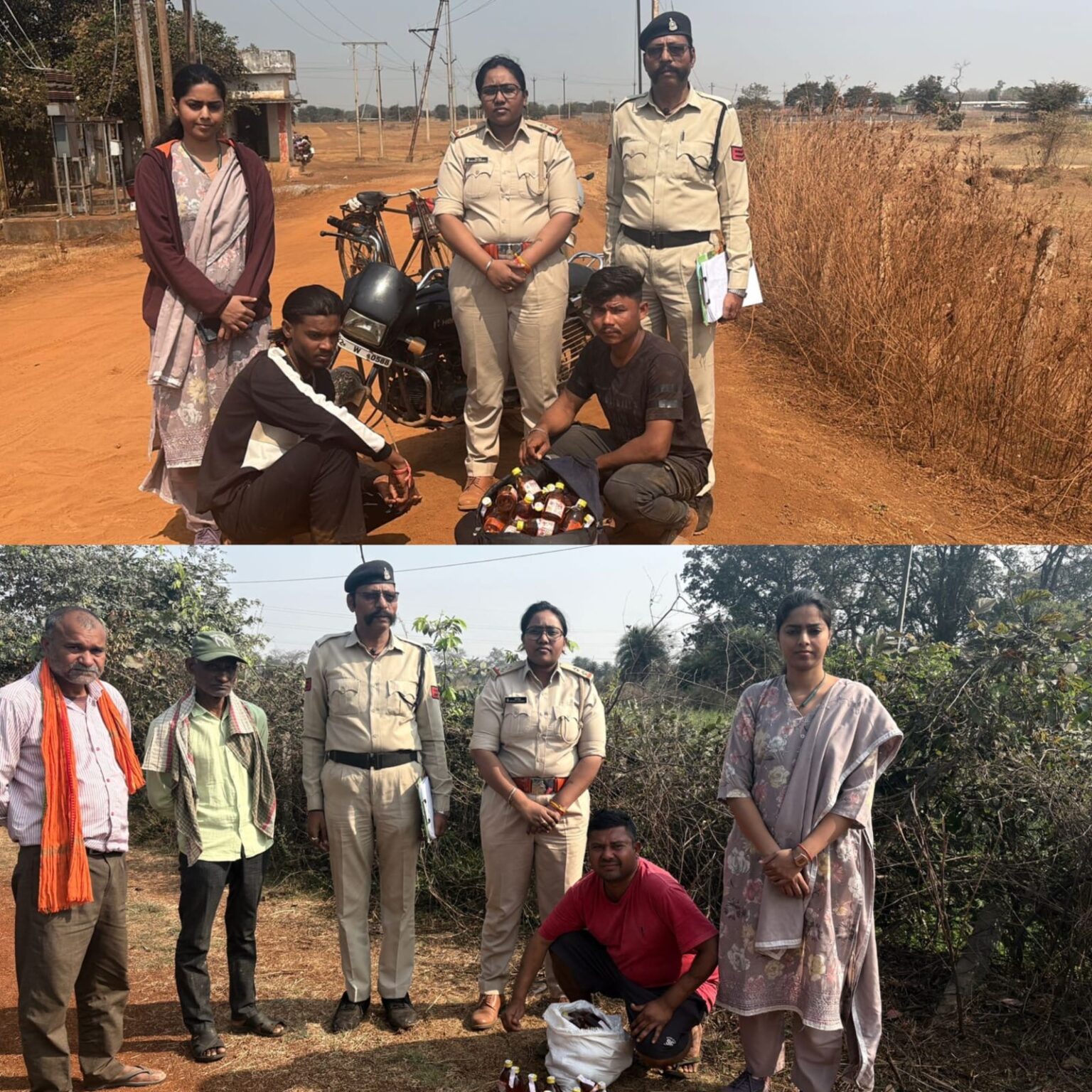 तिल्दा-नेवरा : अवैध मदिरा पर आबकारी विभाग की बड़ी कार्रवाई3 आरोपी गिरफ्तार, 25.92 बल्क लीटर देशी मदिरा मसाला जप्त — एक दोपहिया वाहन भी जब्त