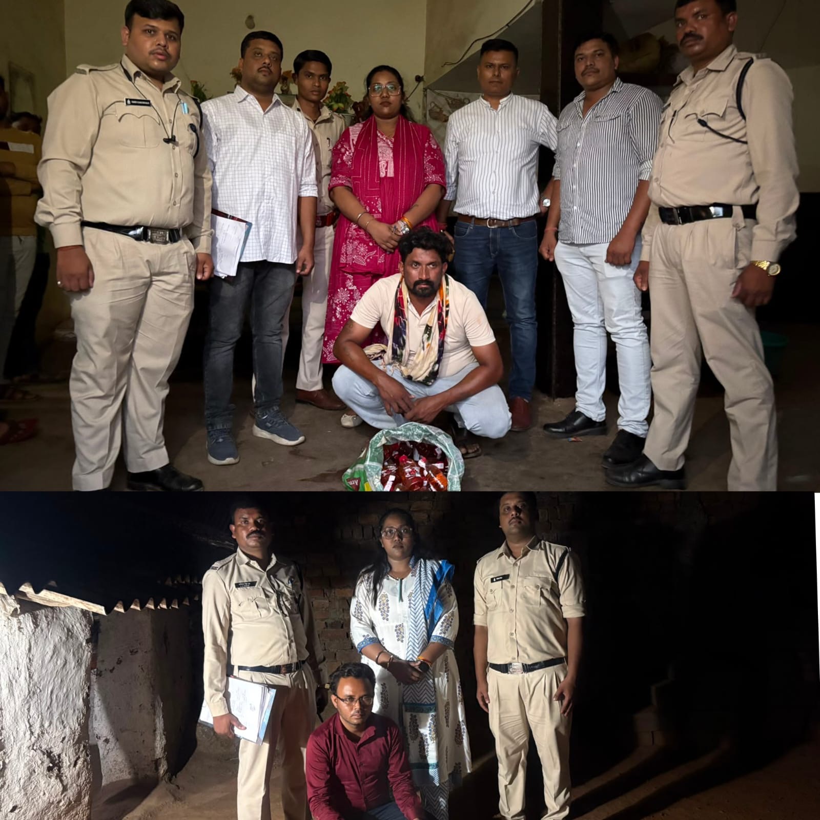 आबकारी विभाग रायपुर की सुशासन तिहार में बड़ी कार्रवाई, तिल्दा क्षेत्र में अवैध शराब पर शिकंजा — 22.68 बल्क लीटर देशी मदिरा जब्त, 2 आरोपी गिरफ्तार