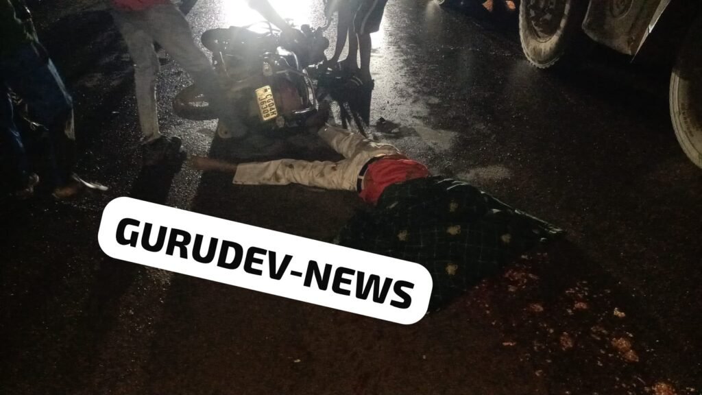 तिल्दा-सिमगा मुख्य मार्ग पर दर्दनाक हादसा, बाइक चालक की मौत