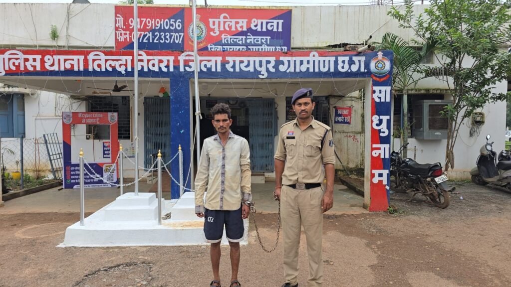 मां और पत्नी से विवाद करने वाला युवक गिरफ्तार, जेल भेजा गया