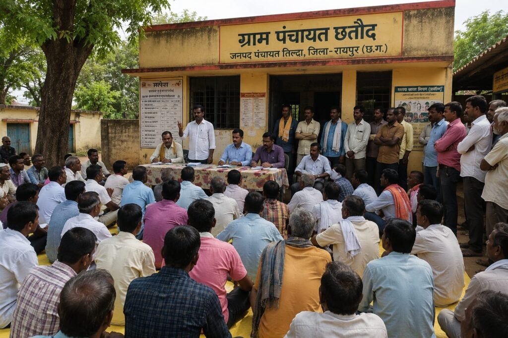 छतौद में प्रस्तावित स्टील प्लांट के खिलाफ ग्रामीण लामबंद, सरपंच-सचिव की भूमिका पर उठे सवाल