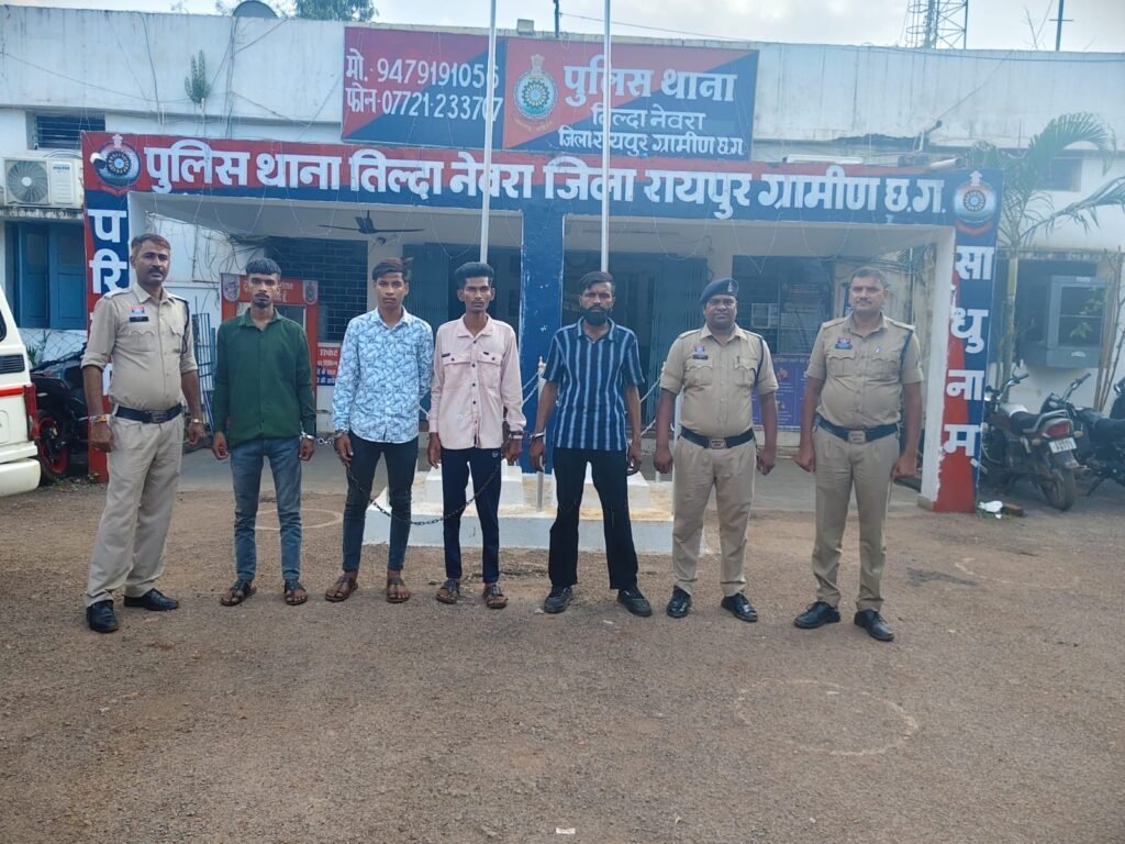 गणेश पर्व में हुड़दंग करने वाले चार असामाजिक तत्व गिरफ्तार