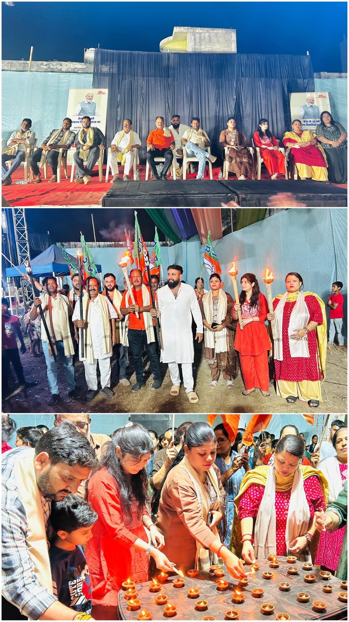झूलेलाल मंदिर में गूंजा विकसित भारत का संकल्प, 1000 से अधिक लोगों ने लिया राष्ट्रनिर्माण का प्रण